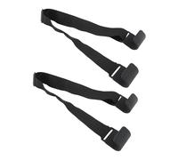 Generic Correa de Bloqueo de Cubo de Basura de Doble Garra de Metal Ajustable para Contenedores de Basura de 28 a 96 Galones para una Protección Segura de los Animales (2PCS)