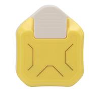 Generic Cortador de Bordes de Cartón Amarillo, Redondeador de Esquinas Multiusos Portátil para Tarjetas de Felicitación