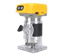Generic Cortadora de Madera Inalámbrica con Motor sin Escobillas con Ajuste de 5 Velocidades para un Corte Preciso Ajuste para Batería Funcionamiento sin Ruido Capacidad de Fresado de 1,5-9/16
