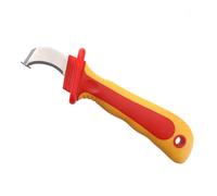 Generic Cuchillo de Desmontaje para Electricista, Cuchillo Pelador de Funda de Cable Aislado de 1000V, Agarre Cómodo para Trabajos de Mantenimiento