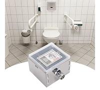 Generic Descargador Automático de Urinario por Inducción Infrarroja con Panel de Acero Inoxidable y Válvula de Cobre para Uso Comercial en Hoteles, Restaurantes, Baños Públicos