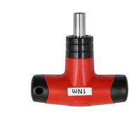 Generic Destornillador de Torsión Fijo con en T, Soporte de Puntas Hexagonales de 1/4 de Pulgada para Uso en Talleres Eléctricos de Automoción con Puntas PH3 T20 H4 SL7