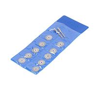 Generic Disco de Corte con Varilla de 10 Uds., Muela Redonda de 60Mm para Herramientas que Corta Madera, Metal, Piedra, Vidrio y Plástico (16mm)