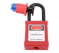 Generic Dispositivo de Bloqueo de Disyuntor Candado de Seguridad Resistente para Aplicaciones Industriales y Eléctricas Material de Nailon y Acero Inoxidable con Llaves