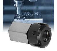 Generic ER Hex Collet Portaherramientas de Torno CNC Portabrocas de Alta Resistencia para una Operación Conveniente y Rápida Acero Al Carbono Plateado ER32UM para Máquinas CNC (ER40)