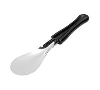 Generic Espátula para Servir Antiadherente de Acero Inoxidable con Cabeza Ancha para Uso Doméstico y Reuniones Familiares (BLACK)
