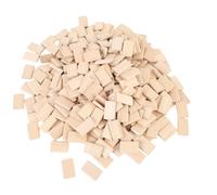 Generic Espigas para Carpintería para Carpintería de Muebles 300 Piezas Bloques de Inserción de Espigas de Madera de Haya de Alta Dureza 5 X 19 X 30 Mm