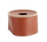 Generic Funda para Depósito de Gas Portátil, Fácil de Transportar, Diseño Retro para Entusiastas del Aire, Piel Sintética (Marron Oscuro)