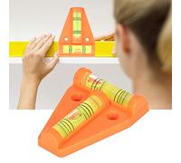 Generic Herramienta de Medición de Burbujas de Nivel T Transparente como el para Orificio de Instalación de Cámara, Plástico ABS para Entusiastas de la Fotografía, 0-1200mm (ORANGE)