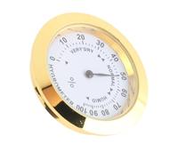 Generic Higrómetro de Violín Mini Medidor de Humedad Redondo de Aleación para Instrumentos Musicales Diseño Compacto de 38 Mm