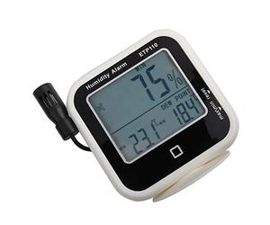 Generic Higrómetro Digital Etp110 con Medidor de Punto de Rocío, Sonda de Sensor Desmontable de 50 Cm, Pantalla LCD Grande para Monitoreo de Temperatura de Humedad en el Almacén Doméstico