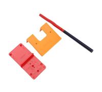 Generic Instalación de Bisagra Placa de Fijación Herramienta de Montaje Magnético Preciso para Bisagras de Puertas de Gabinetes Puertas de Madera y Aluminio Material ABS con Localizador de Taladros