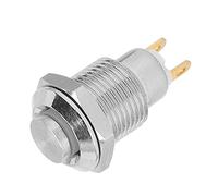Generic Interruptor de Botón Pulsador de Acero Inoxidable Resistente Al Agua de 10 Mm para Operación de Inicio de Baja Corriente, Clasificación IP65, Encendido/apagado de 3 V para Control de Acceso