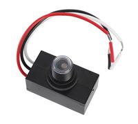 Generic Interruptor de Control Automatizado con Sensor de Luz de Fotocélula para Exteriores, Diseño Elegante, Resistente a la Intemperie IP65, para Luces de Jardín
