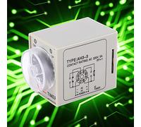 Generic Interruptor Temporizador de Retardo de relé de Tiempo Ajustable CA 220V para Automatización, Carga de Alta Capacidad 5A, 80x40x50mm, 1 Unidad (60S)