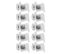 Generic Juego de 10 Abrazaderas de Soporte Z para Montaje Solar para Instalar de Forma Segura Paneles de Aluminio en Techos y Barcos (35mm)