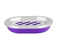 Generic Juego de Accesorios para Trajes de Baño, 4 Uds., con Soporte Ergonómico para Cepillos de Dientes, Jabonera y Dispensador para Decoración de Baño Organizada (Purple)