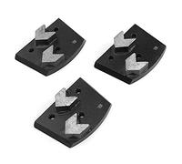 Generic Juego de Bloques de Molienda de Diamante, Almohadilla de Lijado de Hormigón de 2 Dientes con Forma de Flecha de Alta Calidad, 3 uds., para Pulido y Pulido Eficientes