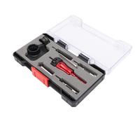 Generic Juego de Brocas Avellanadoras de Doble Punta, Tope Ajustable para Proyectos de Carpintería y Bricolaje, Aleación de Aluminio de Acero de Alta Velocidad, 8 Piezas