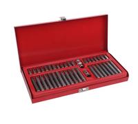 Generic Juego de Brocas de Impacto CRV Profesional, Caja de Almacenamiento de Brocas Estriadas Hexagonales, 40 Uds., para Reparación del Hogar