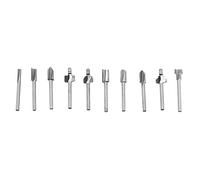 Generic Juego de Brocas para Enrutador de Acero de Alta Velocidad, 10 Uds., Perfecto para Carpintería y Herramientas de Grabado para PVC y Plástico
