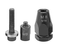Generic Juego de Cabezales de Remachadora Neumática M5 M6 M8 M10, Cabezales de Tuerca de Remache Duraderos de Primera Calidad para Pistola Remachadora Neumática, 4 Tamaños Incluidos (#5)