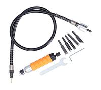 Generic Juego de Cinceles Eléctricos con Eje Flexible de Goma para un Tallado de Madera Eficiente, Cuenta con 5 Cuchillas Duraderas, Ideal para Entusiastas del Bricolaje