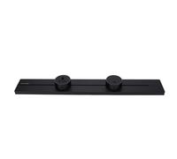 Generic Juego de Enchufes de Riel 32A 600mm 8000W Regleta de Alimentación Segura para Riel para Sala de Estar Cocina Aleación de Aluminio Bronce Fosforado IP20 (2 tomacorrientes universales 1
