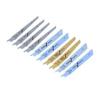 Generic Juego de Hojas de Sierra Alternativa de Acero con Alto Contenido de Carbono, Bimetálicas, 10 Uds., para Corte Rápido de Madera y Metal