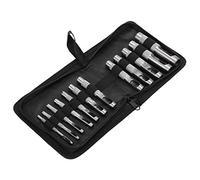 Generic Juego de Perforadoras de Acero Al Carbono de 12 Piezas para Manualidades de Cuero, Herramientas Manuales Duraderas y Prácticas, Completo con Características Antioxidantes