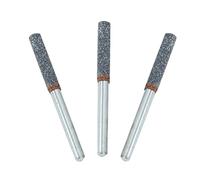 Generic Juego de Piedra de Afilar para Amoladora de 12V, Afilador de 5/32 Pulgadas, Lima de Rebabas de Metal para Cuchillas y Herramientas Giratorias, 3 uds.