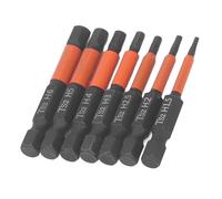 Generic Juego de Puntas de Destornillador Magnético con Vástago Hexagonal, 7 Uds., Diseño Resistente a Impactos para Uso Automotriz y Doméstico