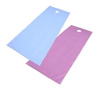 Generic Juego de Sábanas Impermeables para Salón de Belleza, Funda de Poliéster Suave para Mesas de Masaje SPA, 75 X 200 Cm, Ideal para Salones de Belleza y Spas (morado + azul)