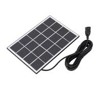 Generic Kit de Bomba de Agua con Panel Solar, Bomba de Agua de Fuente Solar de Silicio Monocristalino, Salida USB de 4W 5V, Rociado Directo de Fácil Montaje con Filtro para Jardín Al Aire, Patio,