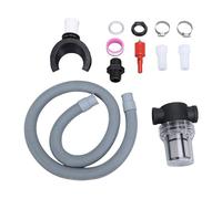 Generic Kit Desviador de Barril de Lluvia con Conector de Bajante Redondo de 3,0 Pulgadas - de Recolección de Agua de Lluvia de Plástico de Alta Capacidad para Conservación de Riego de Plantas de