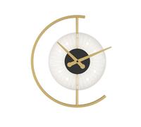 Generic Lámpara de Pared LED con Forma de Reloj Artístico, Apliques Decorativos con Forma de Reloj para Estudio, Oficina de Estar, Blanco