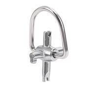 Generic Llave de Tapa de Bloqueo de Metal para Profesionales de HVAC, Herramienta Multifuncional 4 en 1 para Quitar la Cubierta del Refrigerante, Diseño Compacto para Fácil Transporte, 1 Unidad