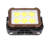 Generic Luz de Trabajo Recargable Solar, Reflector LED de Alto Brillo para Reparaciones de Emergencia, Camping, Portátil, 2400mAh
