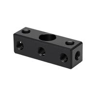 Generic Mini Barra de Queso Módulo de Extensión de Aleación de Aluminio Resistente para Linterna de Camping, Brazo Articulado, 11 Orificios, Diseño Compacto y Portátil para Entusiastas del Aire