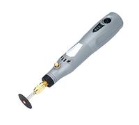Generic Mini Juego de Amoladora Eléctrica de Mano 6000 15000 Rpm, Herramienta Recargable de 3 Velocidades con 21 Accesorios, Pluma Amoladora Pulidora Alimentada por USB para Cerámica, Metal, Madera,