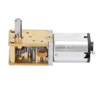 Generic Mini Micromotor de Cobre Rojo N20 DC12V Motor de Reducción de Velocidad 16 RPM para Robots de Simulación (DC12V381RPM)