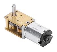 Generic Mini Micromotor de Cobre Rojo N20 DC12V Motor de Reducción de Velocidad 16 RPM para Robots de Simulación (DC12V68RPM)
