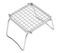 Generic Mini Parrilla Plegable Portátil de Acero Inoxidable para Fiestas Al Aire, Camping y Picnics