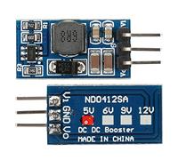 Generic Módulo Convertidor DC DC Step Up Boost para Dispositivos Alimentados por Batería, 2 Uds 1MHZ Alta Eficiencia 93% Boost Gestión de Energía (5V)