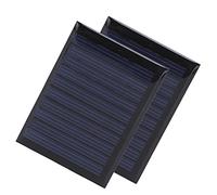 Generic Módulo de Energía Solar, Mini Panel Solar de Polisilicio 5 V 50 MA, Placa Epoxi con Circuito de Carga de Alta ompacto de 60 X 44 Mm para Ciclismo, Camping, Senderismo, Uso Al Aire