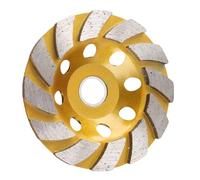 Generic Muela de Diamante Copa Segmentada de 4 Pulgadas para Amoladora Angular, Corte Seco/húmedo en Hormigón, Piedra, Granito, Mármol, Azulejos, Mampostería