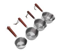 Generic Olla Pequeña para Salsa, 4 Uds., para Aceite, Olla Pequeña para Leche con de Madera y Boquilla para Calentar Aceite de Cocina, Leche