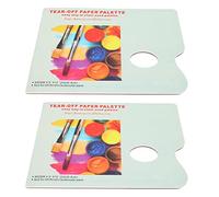 Generic Paleta de Papel Desechable, Paleta de Acuarela para Alisar Superficies para Pintura Gouache