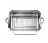 Generic Parrilla Portátil de Carbón para Barbacoa, Parrilla de Acero Inoxidable Fácil de Limpiar para Acampar en Familia, Barbacoa en el Patio Trasero (A)
