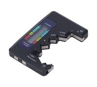 Generic Probador de Batería Digital Comprobador de Batería LCD ABS Portátil para Pilas de Botón de 1,5 V 9 V, Compacto y Respetuoso con el Medio Ambiente (BLACK)